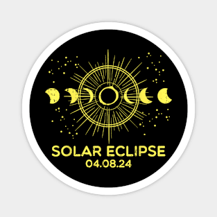 Total Solar Eclipse 2024 Totality April 8 Gift For Men Women Magnet